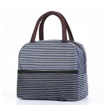 Sac lunch bleu stylé