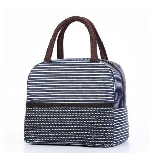 Sac lunch bleu stylé