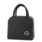Sac lunch box isotherme noir