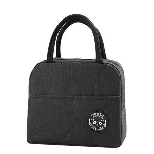 Sac lunch box isotherme noir