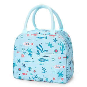 Sac lunch box motif poisson