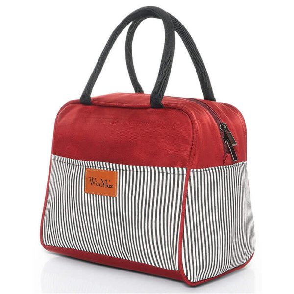 Sac isotherme rouge élégant