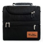 Lunch bag noir élégant