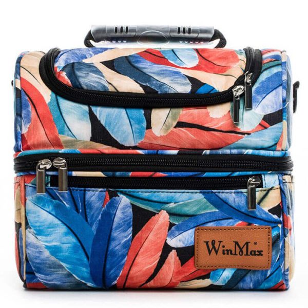 Lunch bag élégant design plume