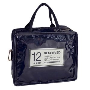 Sac repas bleu brillant