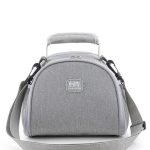 Sac repas Demi-lune gris