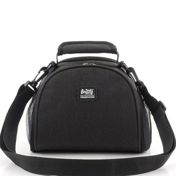 Sac repas noir élégant