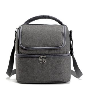 Sac repas gris isotherme