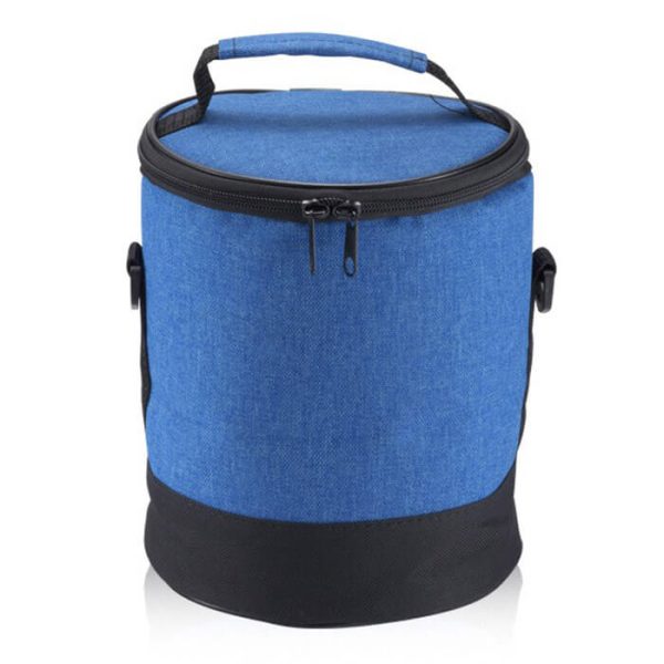 Sac repas bleu rond