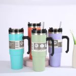 Mug isotherme en plein air