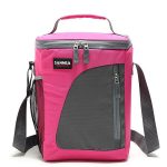 Sac rose avec accessoires