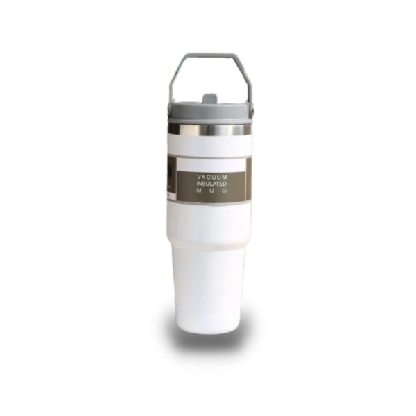 Thermos blanc élégant