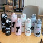 Thermos Chat ouvert