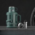 Vue de dessus du thermos