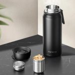 Vue latérale Thermos Infuseur